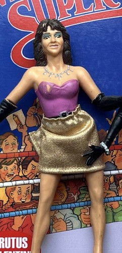 ORIGINAL 1986 WWF LJN MISS ELIZABETH Gold SKIRT VA...