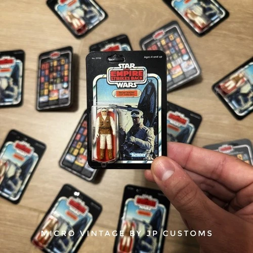 Star Wars Micro Vintage: [CARDED] Rebel Soldier (Hoth) (JP Customs)