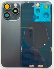 Back Glass replacement for iPhone 14,15,16,17 series with Metal or Magnet or NFC