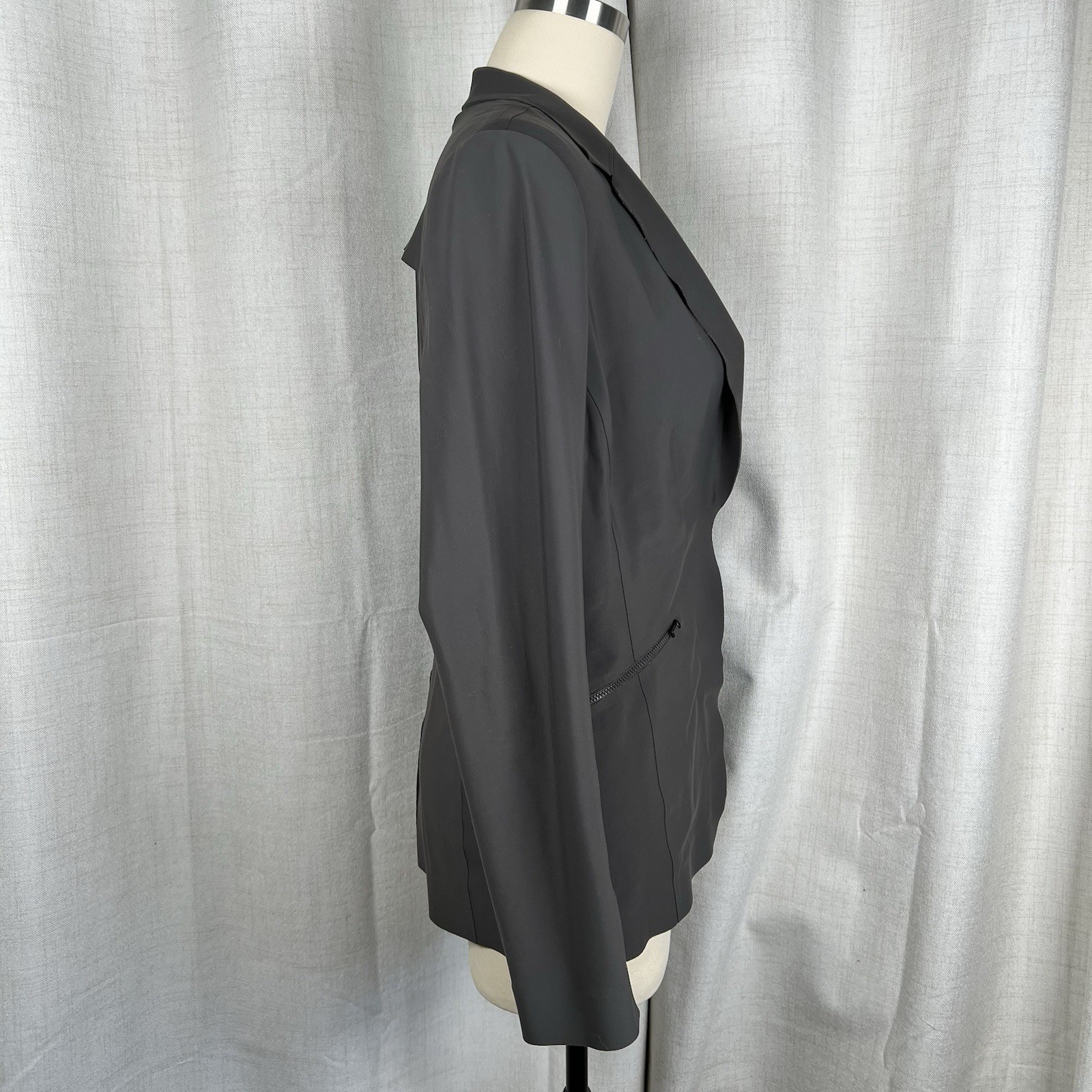 Athleta Interstellar Blazer Gray Work Jacket Trav… - image 6