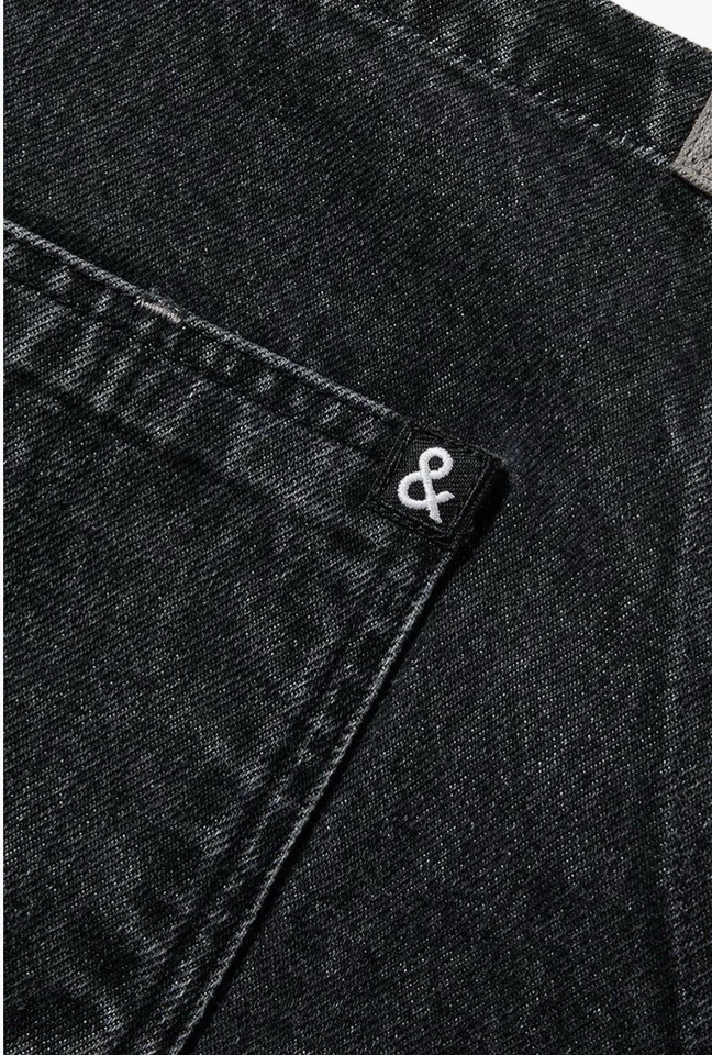 Delantal Hedley & Bennett Crossback Oyster (gris) Denim Foto 2 de 3