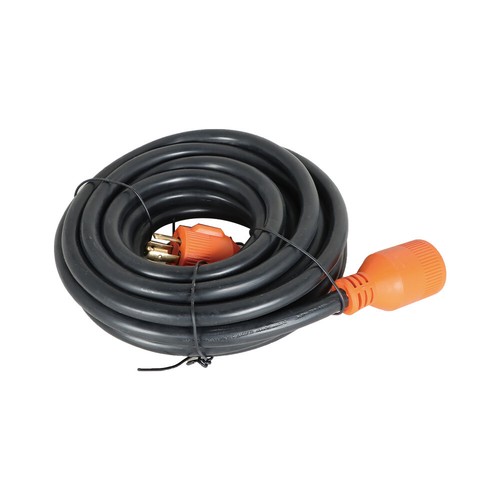 Cable de extensión de alimentación generador de 25 pies resistente a la intemperie L14-30P/R 30 amperios con bloqueo giratorio - Imagen 8 de 12