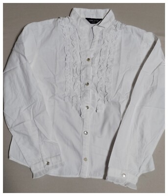 COMME CA ISM white girls shirt 140cm Japanese Brand Classic