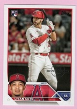 2023 Topps 582 Montgomery Club #371 Livan Soto RC Los Angeles Angels
