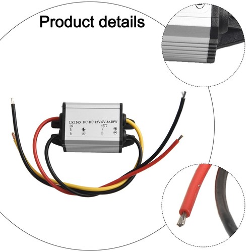 Convertitore Di Tensione Da 12V A 3/6/7.5V Convertitore DC-DC Avvio Rapido - Photo 4/42