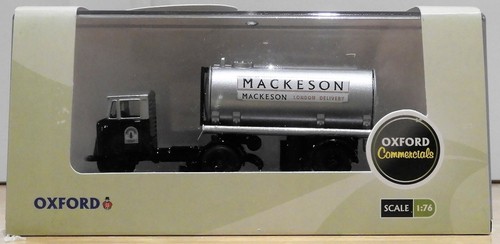 Remolque cisterna mecánico para caballos Oxford Diecast 1:76 oo 76 MH013 Mackeson nuevo en caja - Imagen 2 de 3