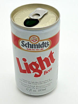 Vintage SCHMIDTS LIGHT Beer Can Aluminum *PART OF 400 CAN COLLECTION