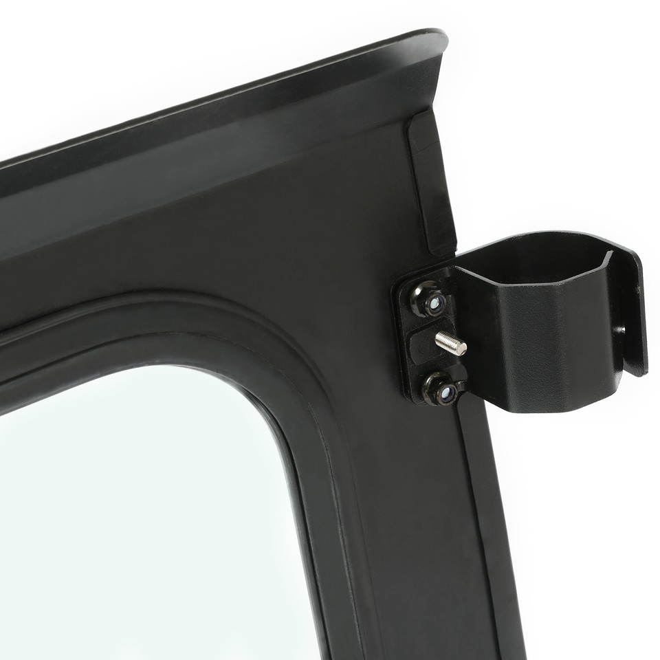 POKIAUTO Front Full Windshield For Kawasaki Teryx 800 / Teryx4 800 2016-2025, 1/5" Clear Scratch Resistant Polycarbonate Durable Hard Coat Vented Windscreen, 95% Light Transmittance, UTV Accessories
