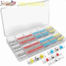 Heat Shrink Solder Seal Sleeve Butt Wire Splice Connectors Waterproof Terminals