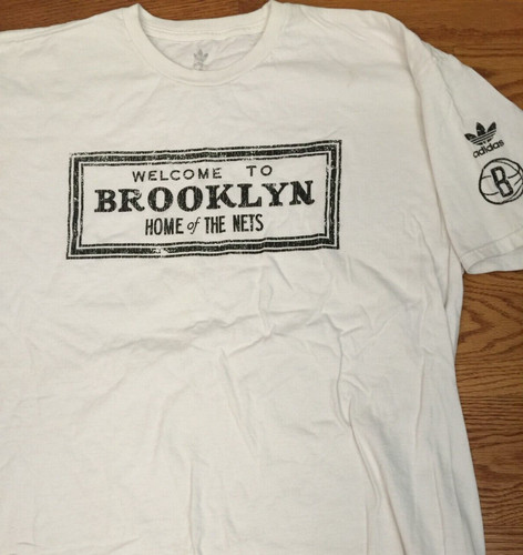 Adidas Originals NBA Brooklyn Nets Baseball Jersey Mens S