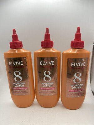 L'OREAL Elvive Dream Lengths 8 Second WONDER WATER 6.8oz X 3 Rinse Out TREATMENT