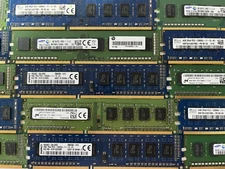 Various Brands 4GB PC3-12800U 1Rx8 DDR3 1600MHz 240 PIN Desktop Ram