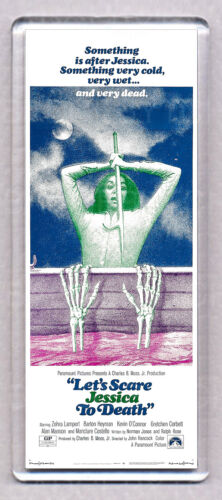 LET'S SCARE JESSICA TO DEATH movie poster 'WIDE' FRIDGE MAGNET  - 70's Horror!  - Afbeelding 1 van 1