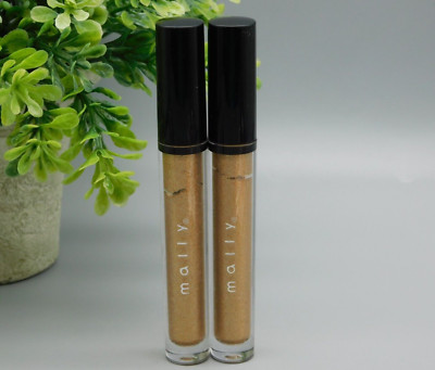 2x Mally Open Up! Liquid Eyeshadow BRUSHED GOLD Full Size New