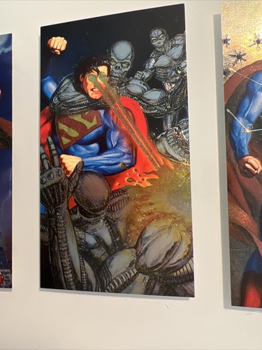 1994 DC Superman Platinum Series Base, Spectra Etch, Forged in Steel - Picture 7 of 22