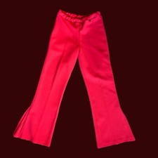 Vintage 1970s JCPenney Red Bell Bottoms