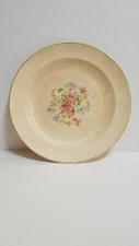 Antique  Victoria Dinnerware Warranted 22 Kt Gold Blue Bell Dinner Plate