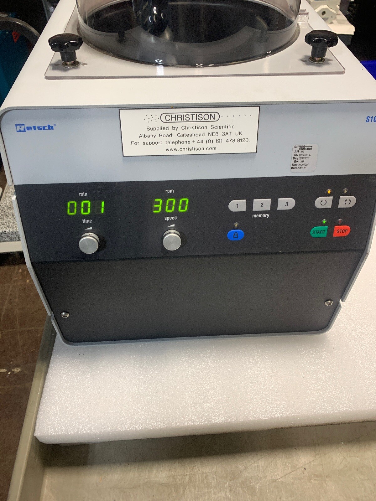 RETSCH S100 BALL MILL eBay