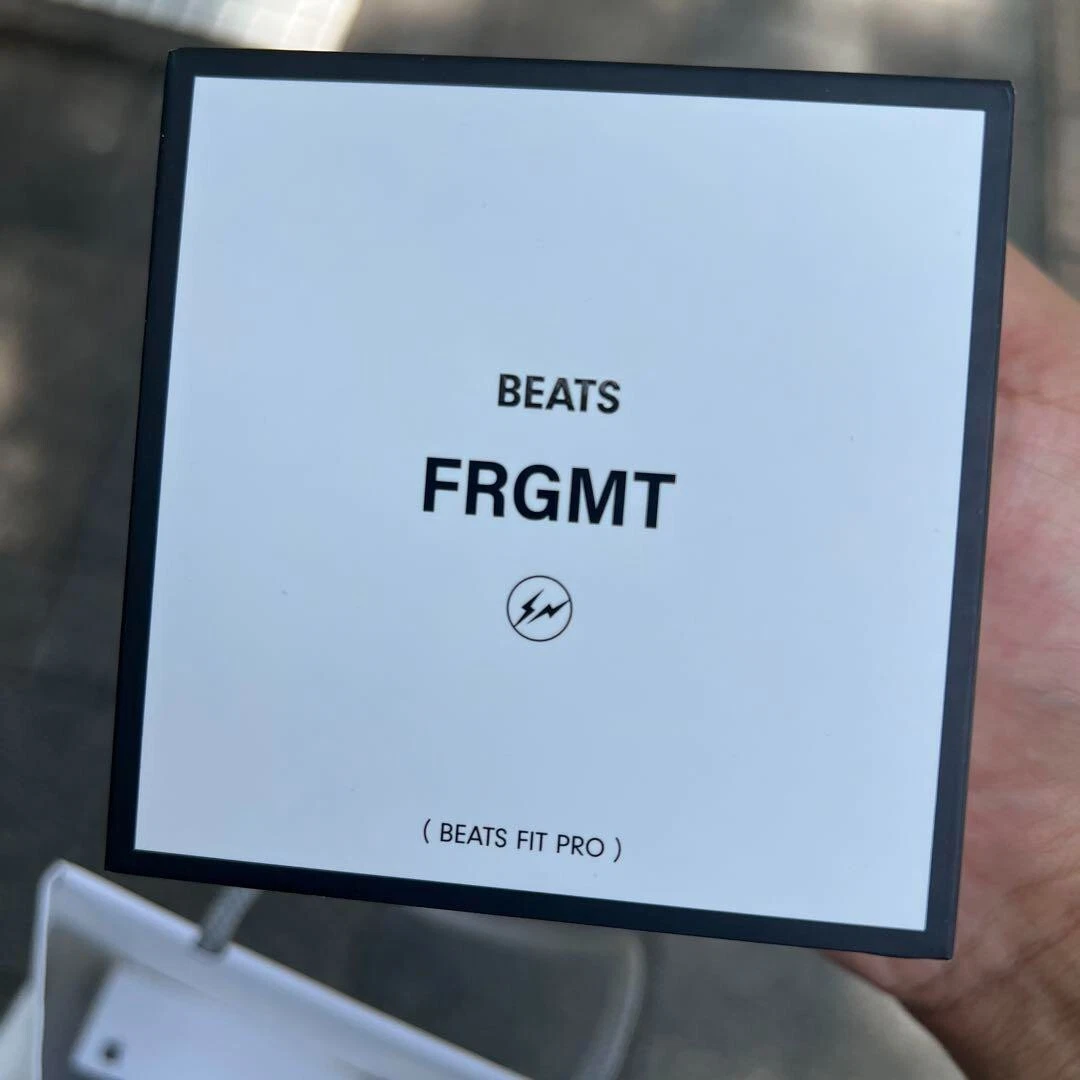 Beats Dr. Dre Fit Pro Fragment Design Limited Edition White color
