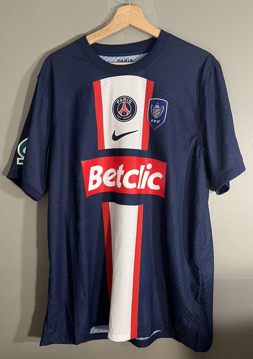 22/23 PSG Home Coupe De France Jersey. # 7 Mbappe Size XL | eBay