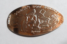 Tokyo Disneyland elongated penny JAPAN cent Donald's Boat Builders souvenir coin