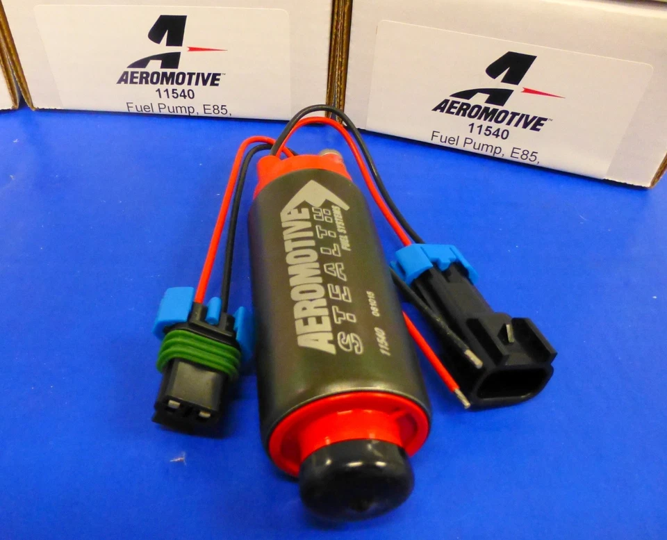 Bomba de combustible eléctrica Aeromotive 11540 340 LPH Stealth In Tank entrada central E85 Foto 4 de 4