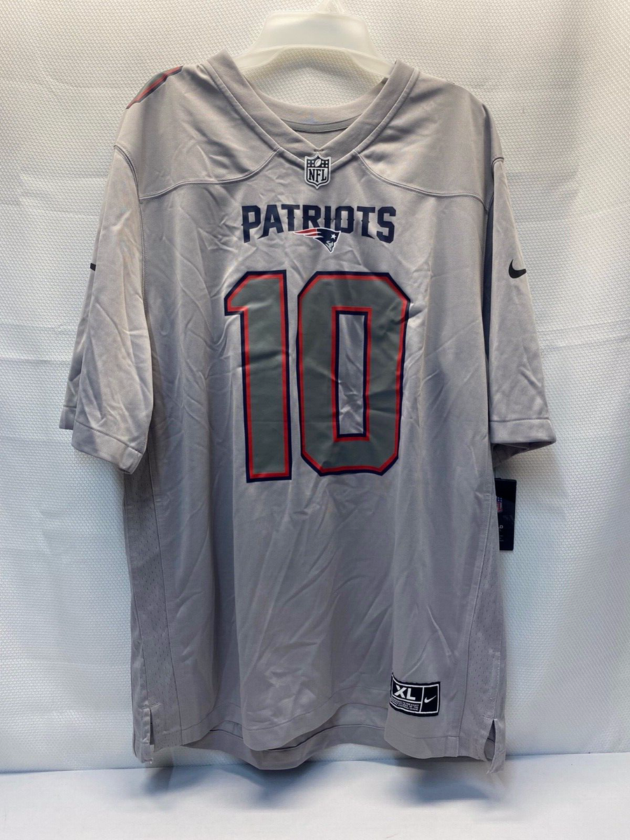 Nike Mac Jones Gray New England Patriots Atmosphere Fashion Game