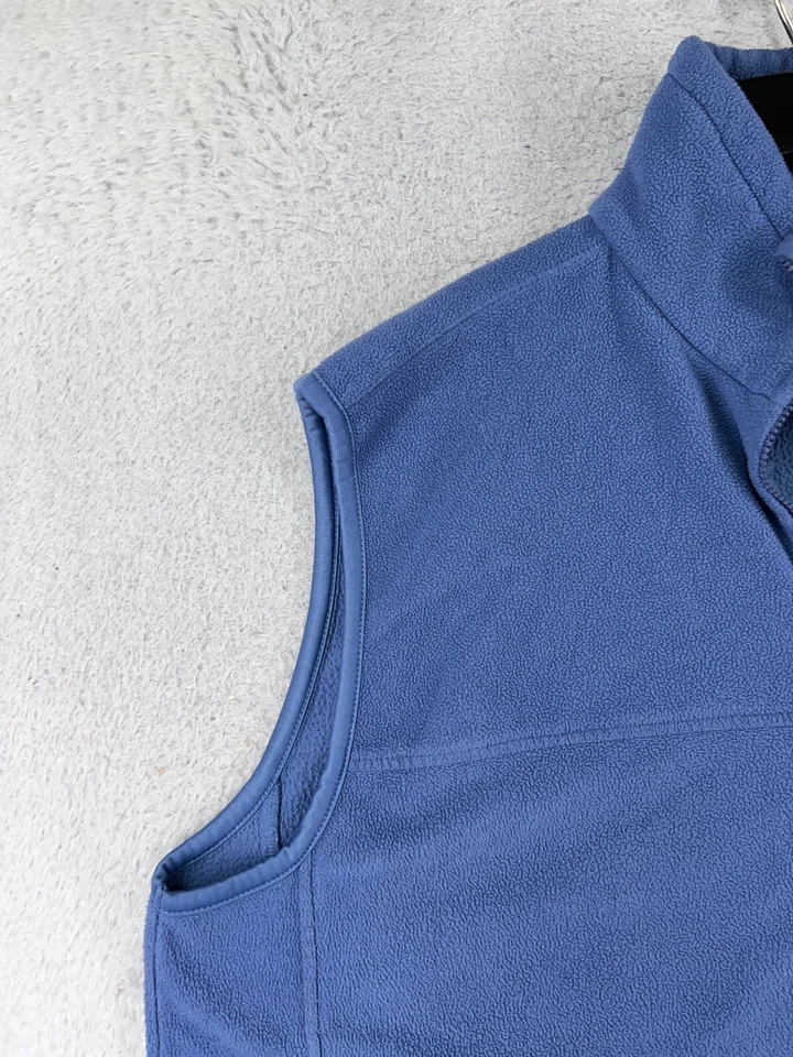 Chaleco Great Northwest para mujer 2XL XXL azul cremallera completa poliéster bolsillos polar Foto 3 de 4