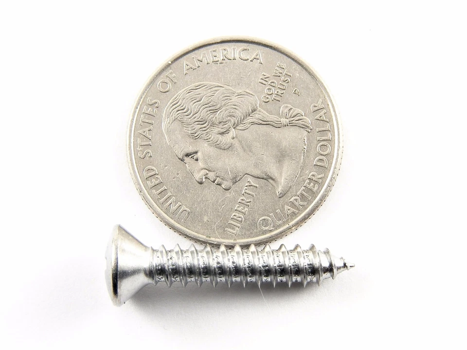 Tornillos interiores Isuzu - #10 x 1/2" a 1-1/2" de largo cabeza ovalada - 125 piezas (25ea)- #360 Foto 4 de 4