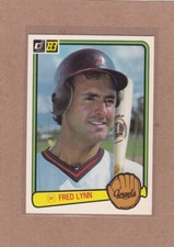1983 DONRUSS BASEBALL FRED LYNN #241 ANGELS NMMT *E2131
