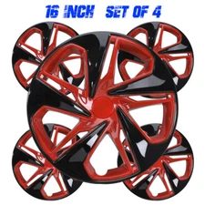 New 16" Set of 4 Wheel Cover Hubcap Replacement Fits 2016-2025 Honda Civic Sedan