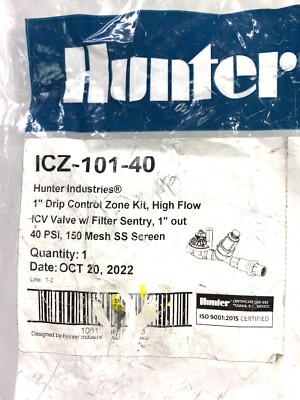 Hunter Sprinkler Irrigation 1-inch Drip Zone Control Kit ICV