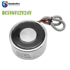 5V-24V DC Electric Lifting Magnet Electromagnet Solenoid Lift Holding 1-400KG