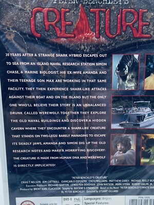 Creature Original RARE Import Dvd -Peter Benchley, Craig T. Nelson