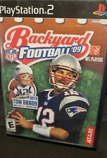 Backyard Football 09 With TOM brady And Other NFL Pros as Kids Playstation 2...