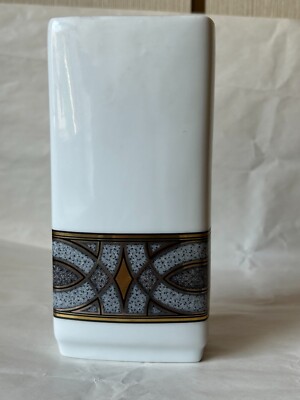 Vase handgefertigt aus Keramik  15 cm x 7,3 cm x 4,2 cm