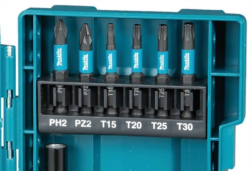 Makita B-66896 33 Piece Black Impact Torsion Screwdriver Bit Set High Durability - Picture 2 of 5