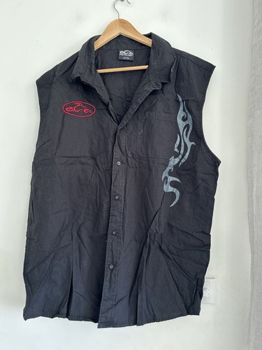 Vintage Orange County Choppers Shirt Adult 2XL Black XXL Sleeveless Tank Top - Picture 2 of 11
