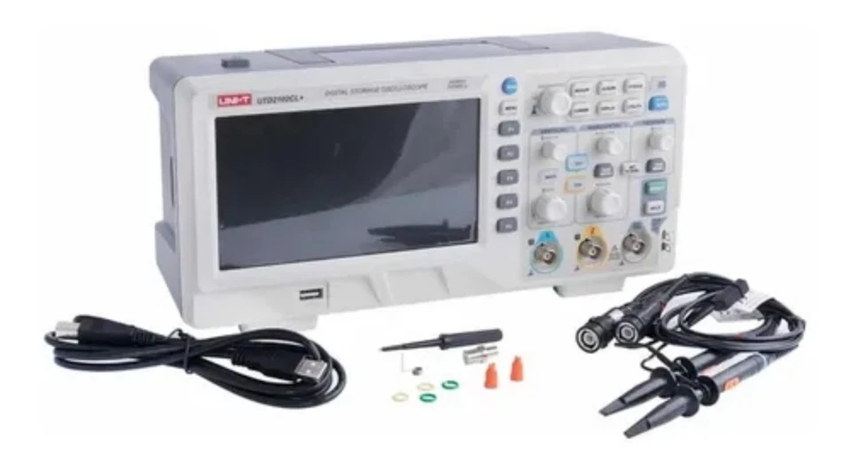 UNI-T UTD2102CL+ Oszilloskop 2 Kanäle, 500 MSa/s 100 MHz Shop in Deutschland - Bild 2 von 4