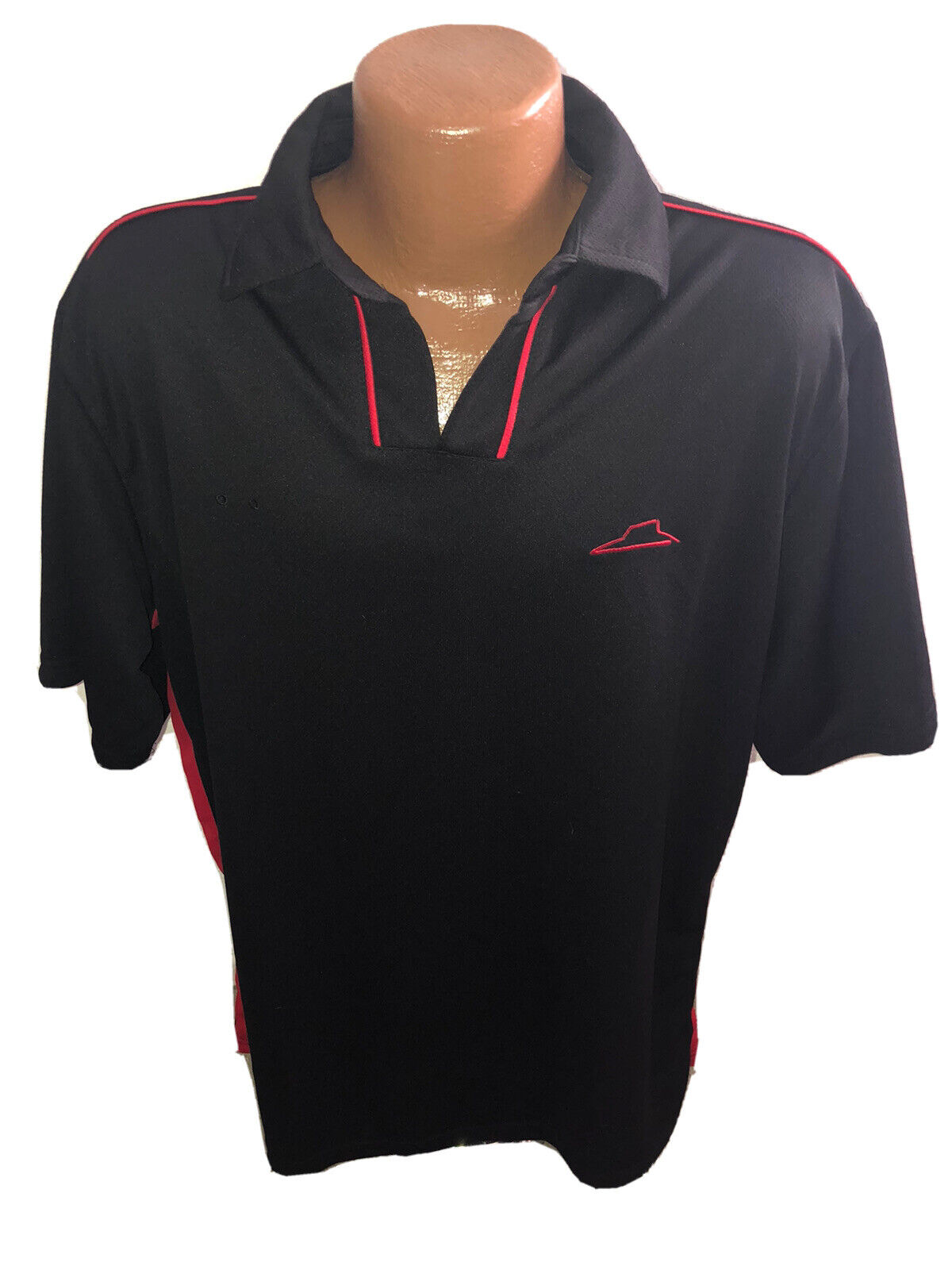 NWT Pizza Hut Employee Uniform Short Sleeve Polo Shirt Men's Siz