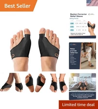 Comfortable Bunion Corrector Sleeve - Copper Infused for All-Day Relief - Unisex