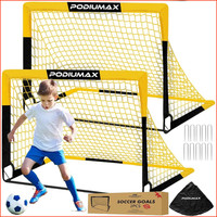 FußBalltor Klappbar 2 In 1 Pop-Up Tor Trainer FüR Kinder 120X80X80Cm Outdoor