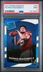 2017 PANINI DONRUSS #327 PATRICK MAHOMES II ROOKIE RC PSA 9
