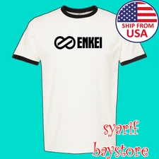 Enkei JDM UJM Boso Classic Men's Ringer Black Size S to 3XL