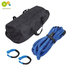 Blue Kinetic Recovery Rope (1in x 30ft) Stretch Nylon Towing Ropes 34,000 LBS