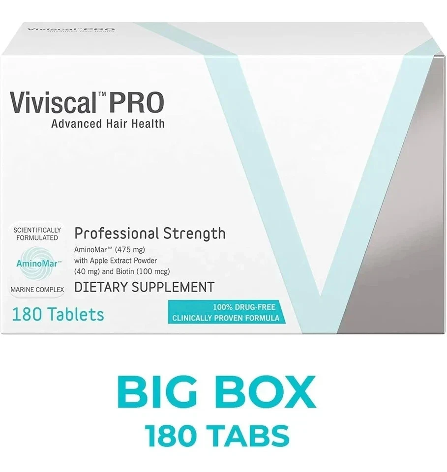 VIVISCAL PRO - Comprimidos Profesionales para el Crecimiento del Cabello 180 Exp. 07/2027 Foto 4 de 4