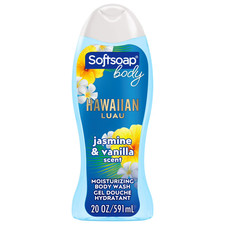 Softsoap Moisturizing Body Wash 20oz   Hawaiian Luau Jasmine  Vanilla