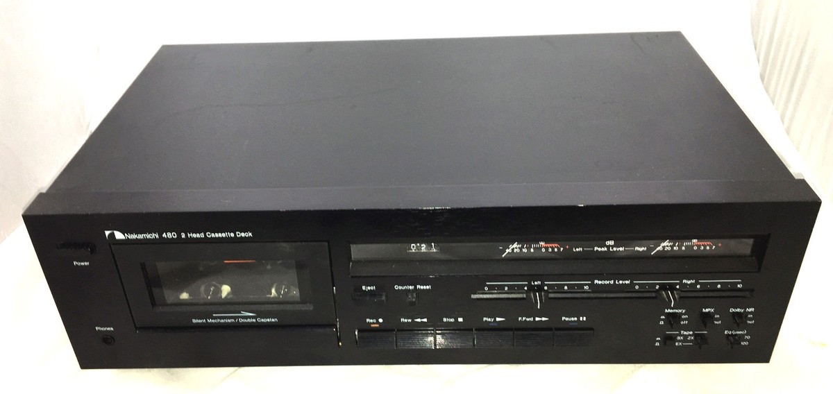 Nakamichi 480 2 head cassette deck Recently Serviced | eBay