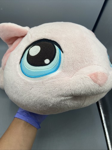 Lps Littlest Pet Shop 2005 LARGE Pink Soft Squishy Mouse Stuffed Pillow Plush - Picture 8 of 12