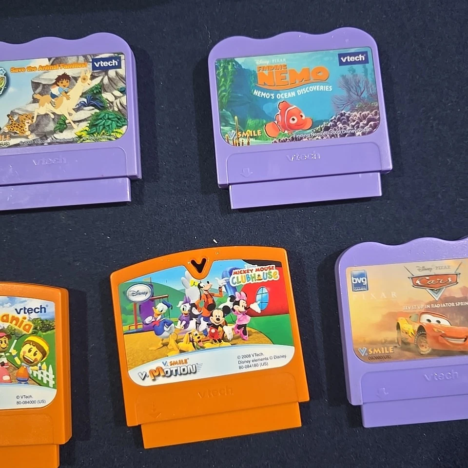 Vtech V.Smile V-Motion Learning Console with 5 Games No Power Cord Or Controller - Image 4 of 4